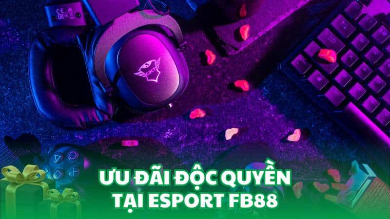 Ưu đãi độc quyền tại ESport FB88